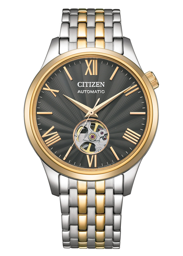 Đồng Hồ Nam Citizen Automatic Dây Thép Không Gỉ NH9136-88H - Mặt Đen (Sapphire)