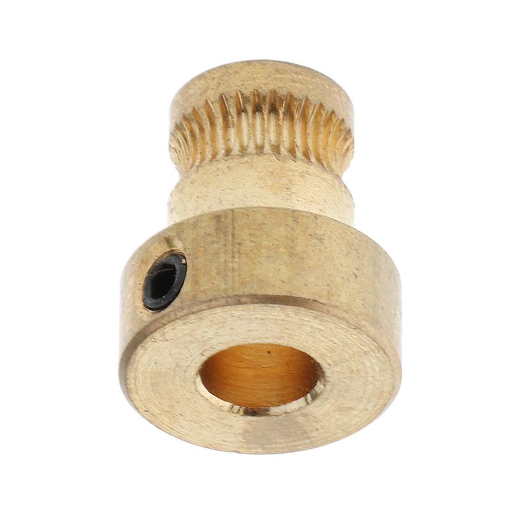 Brass Driver Gear Part For Extruder 1.75mm Filament 3D Printers Accessories