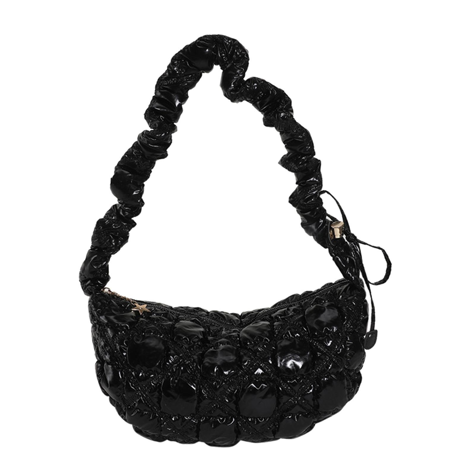 Women Underarm Bag PU Leather Lady Pouch Tote Bag for Vacation Summer Travel