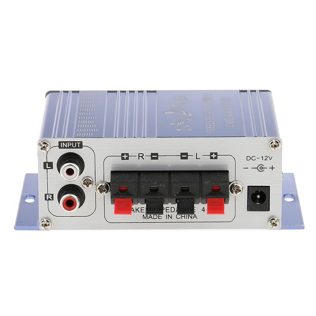 Mini Super Bass Audio Amplifier Hi-Fi Stereo Universal 12V 20W