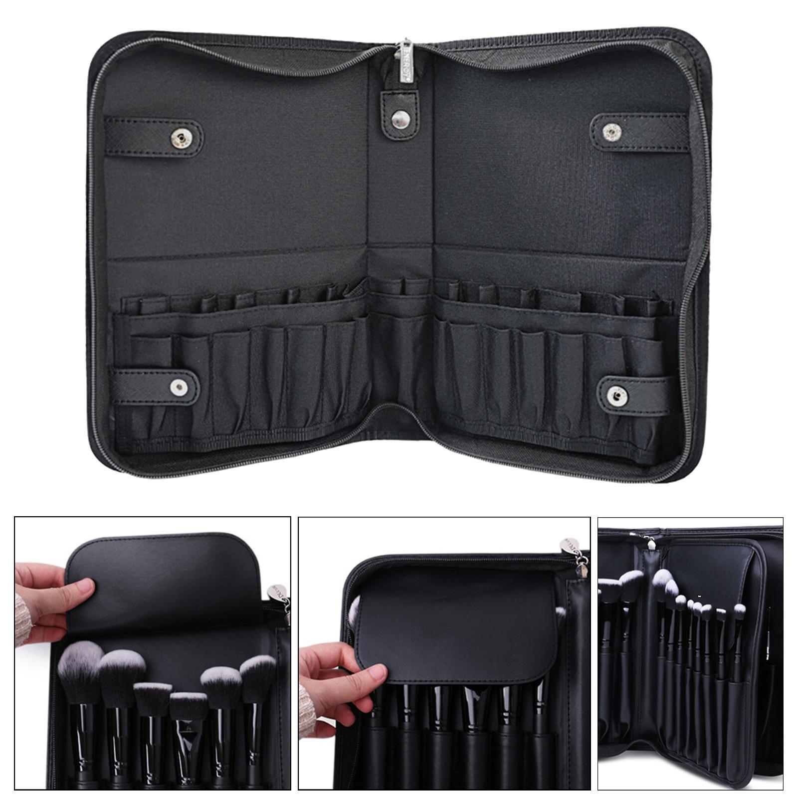 Makeup Brushes Organizer Bag Cosmetic Bag Pouch Carrying Bag for Home Use