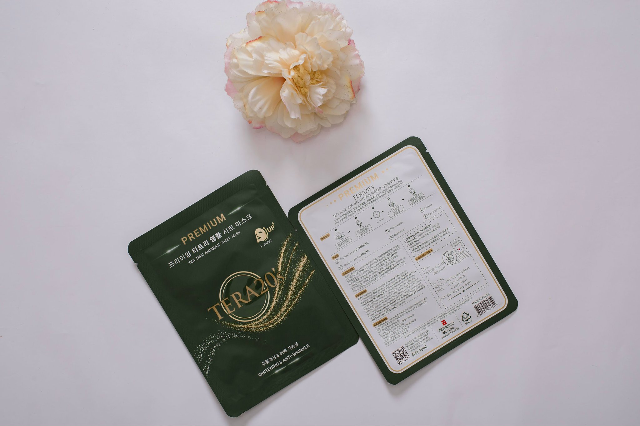 Mặt nạ tinh chất Tràm Trà TERA20's dòng Premium cao cấp