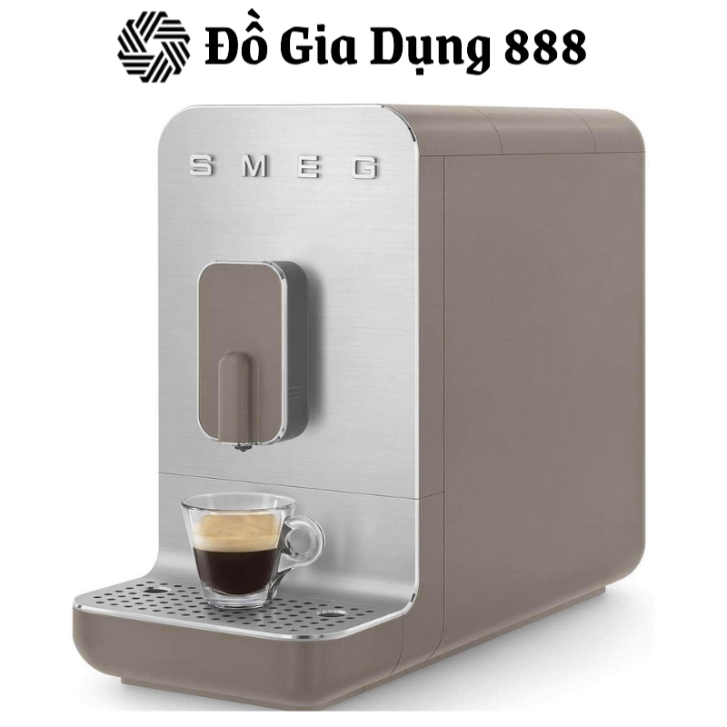 Máy Pha Cà Phê Kết Hợp Máy Xay Cafe Tự Động Smeg BCC02RDMEU Red, Dung Tích 1.4L, Áp Suất 19 Bar, Nhập Đức, BH 12 Tháng