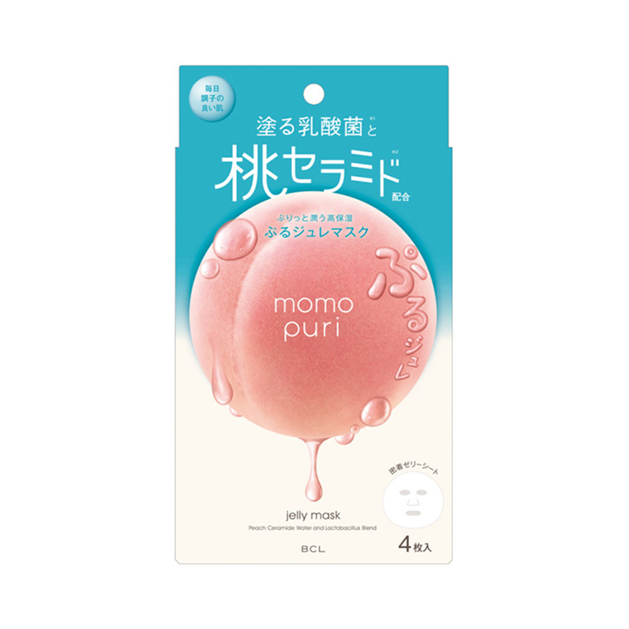 Mặt Nạ Giấy Momopuri Jelly Mask (4 cái, 22ml/cái)