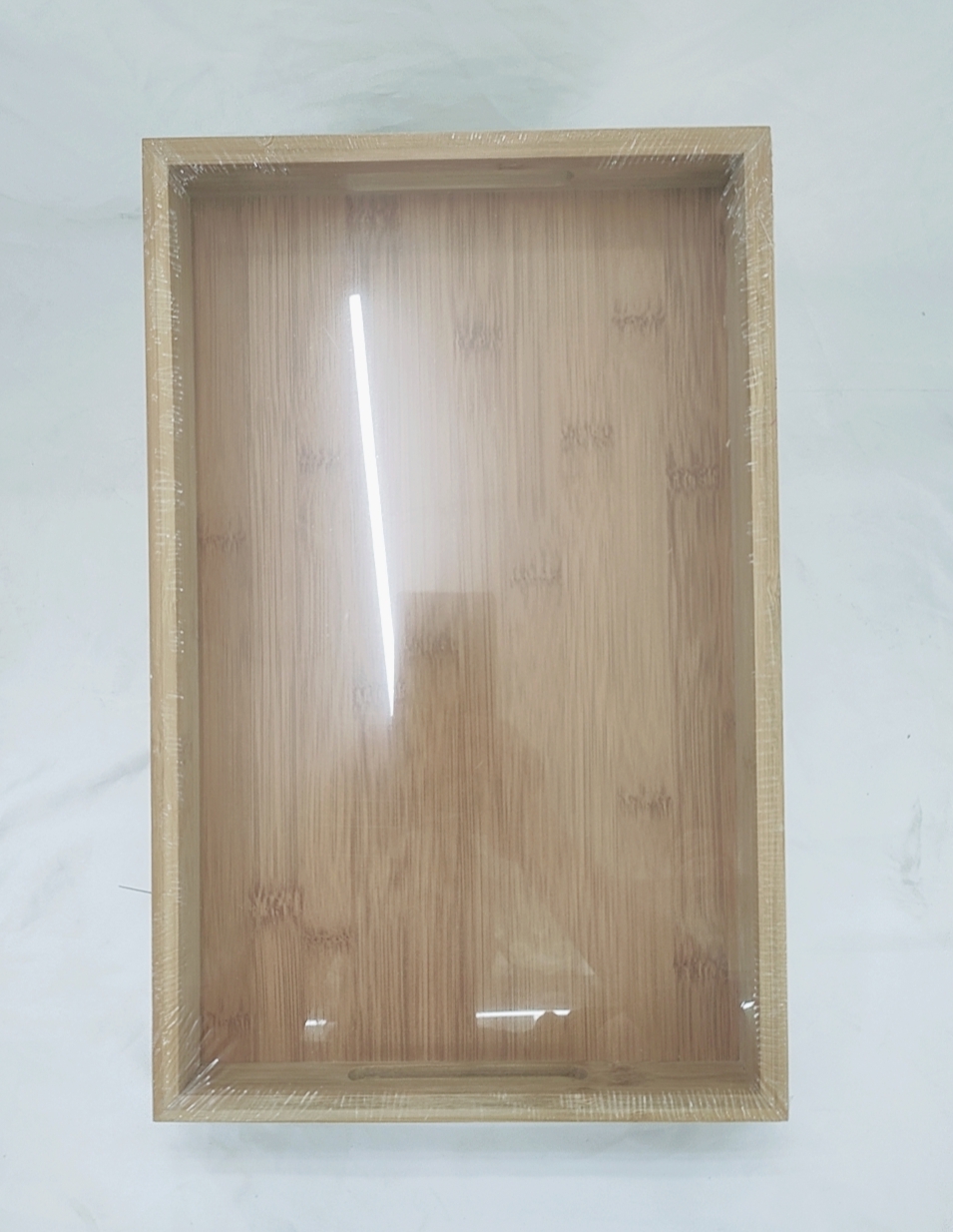 KHAY TRE PHONG CÁCH NHẬT ĐẶT BỘ TRÀ HOẶC BỘ BÌNH CỐC HÌNH CHỮ NHẬT