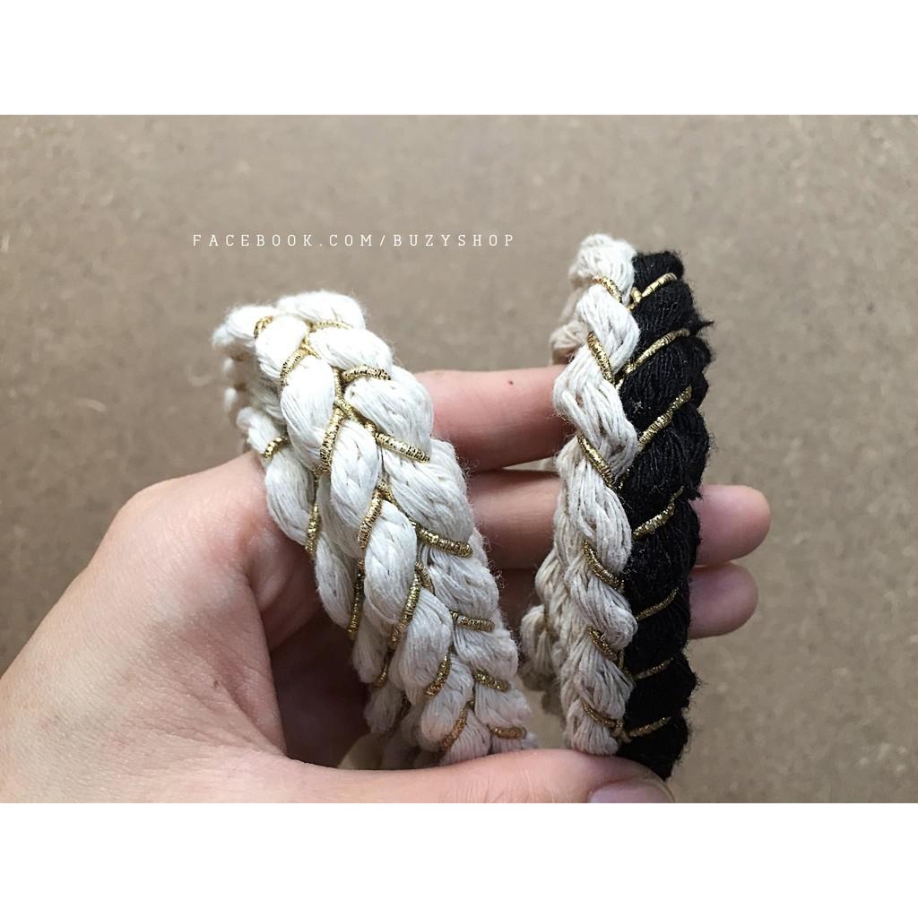 Dây cotton bện thừng trang trí