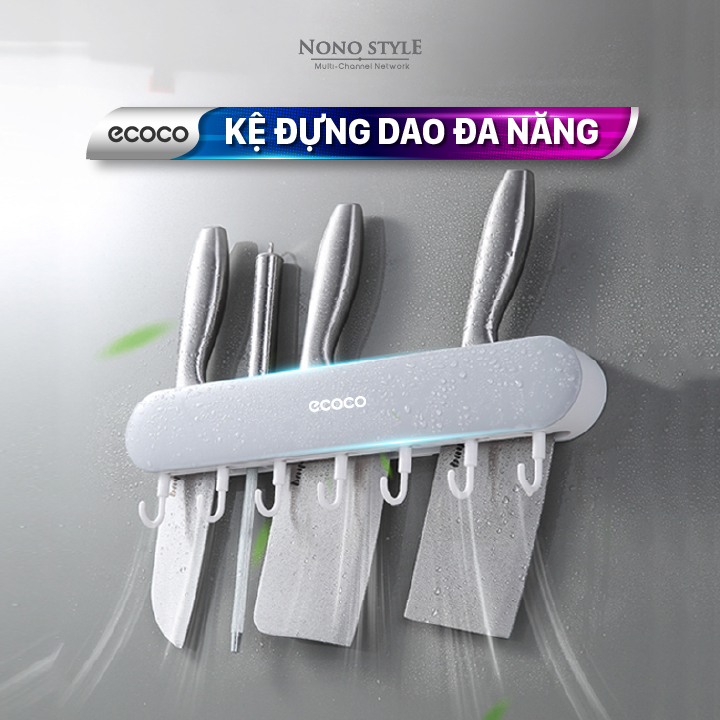 Kệ Đựng Dao Treo Tường Đa Năng ECOCO - Hàng Chính Hãng