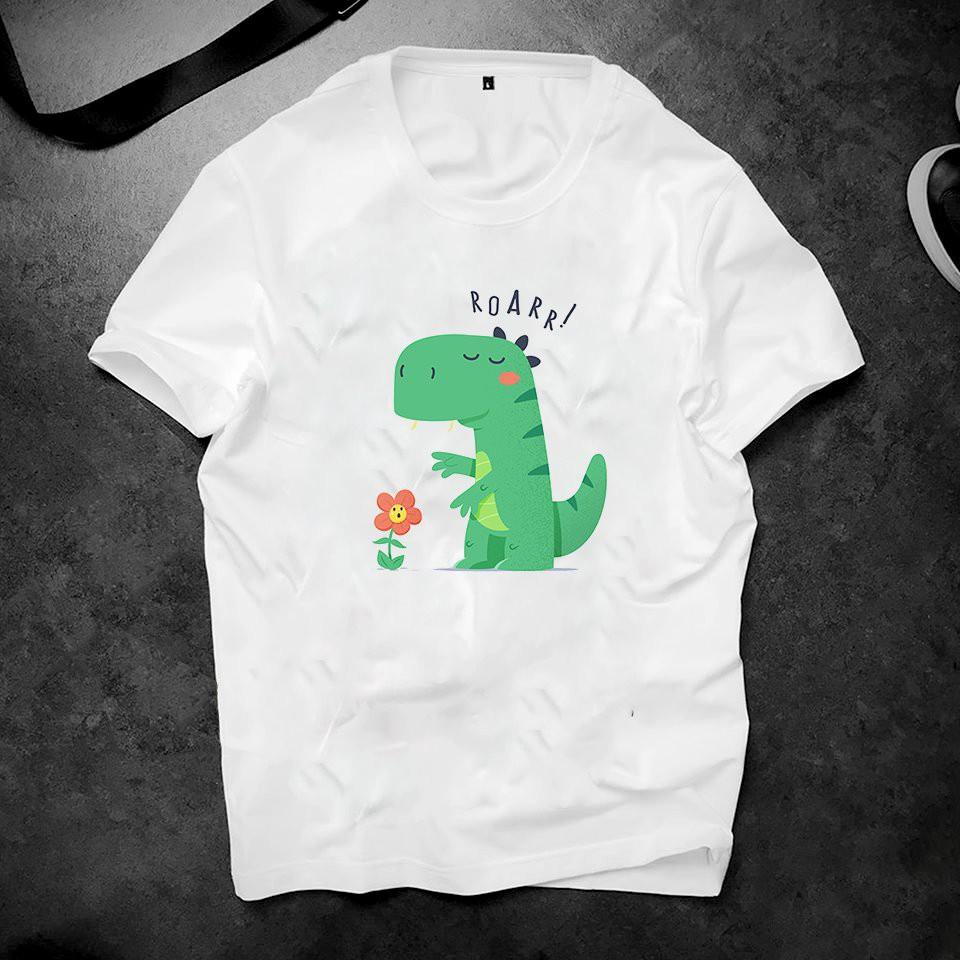 Áo thun unisex in khủng long little tino độc lạ chất vải dày mịn 2019ts614