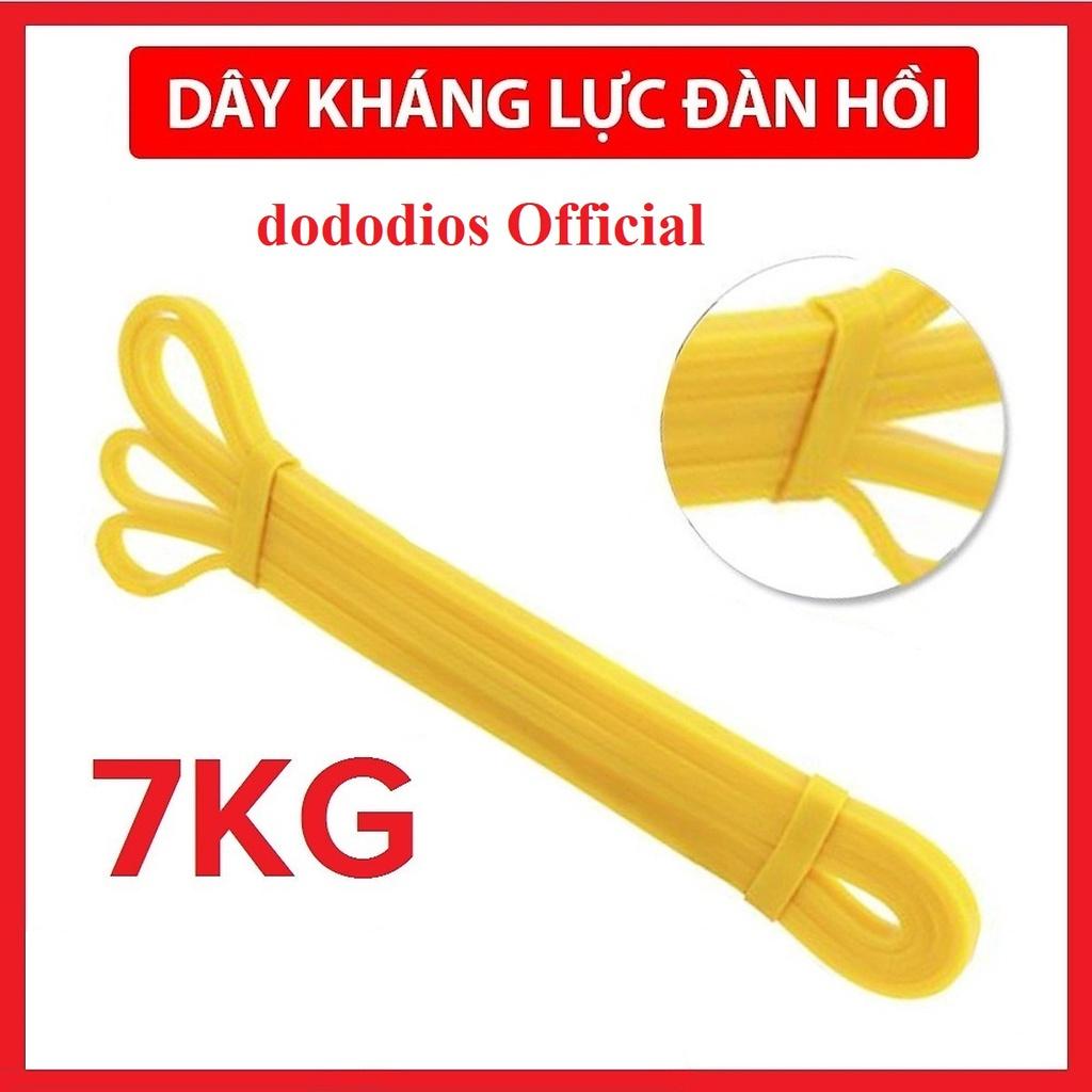 VÀNG 7KG -  Dây Cao Su Kháng Lực Powerband Tập Toàn Thân Chính Hãng dododios