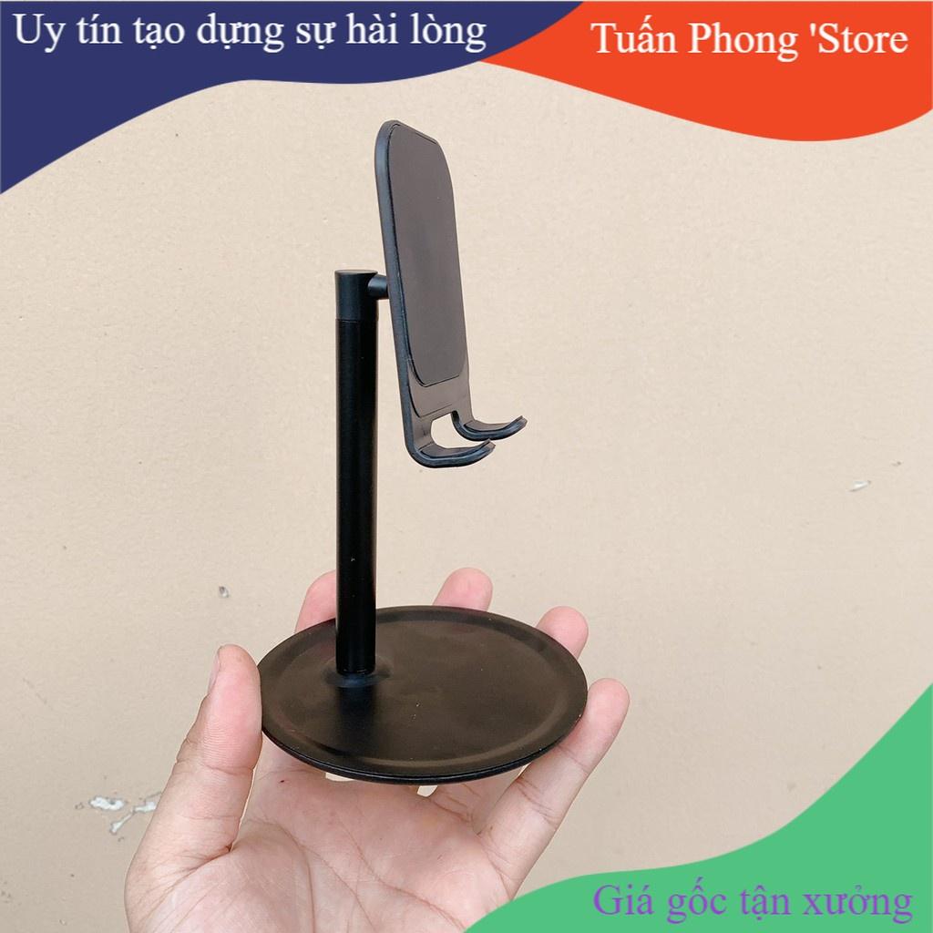 Giá Đỡ Điện Thoai & Máy Tính Bảng Đế Tròn Xoay 360 Độ Nhiều Màu