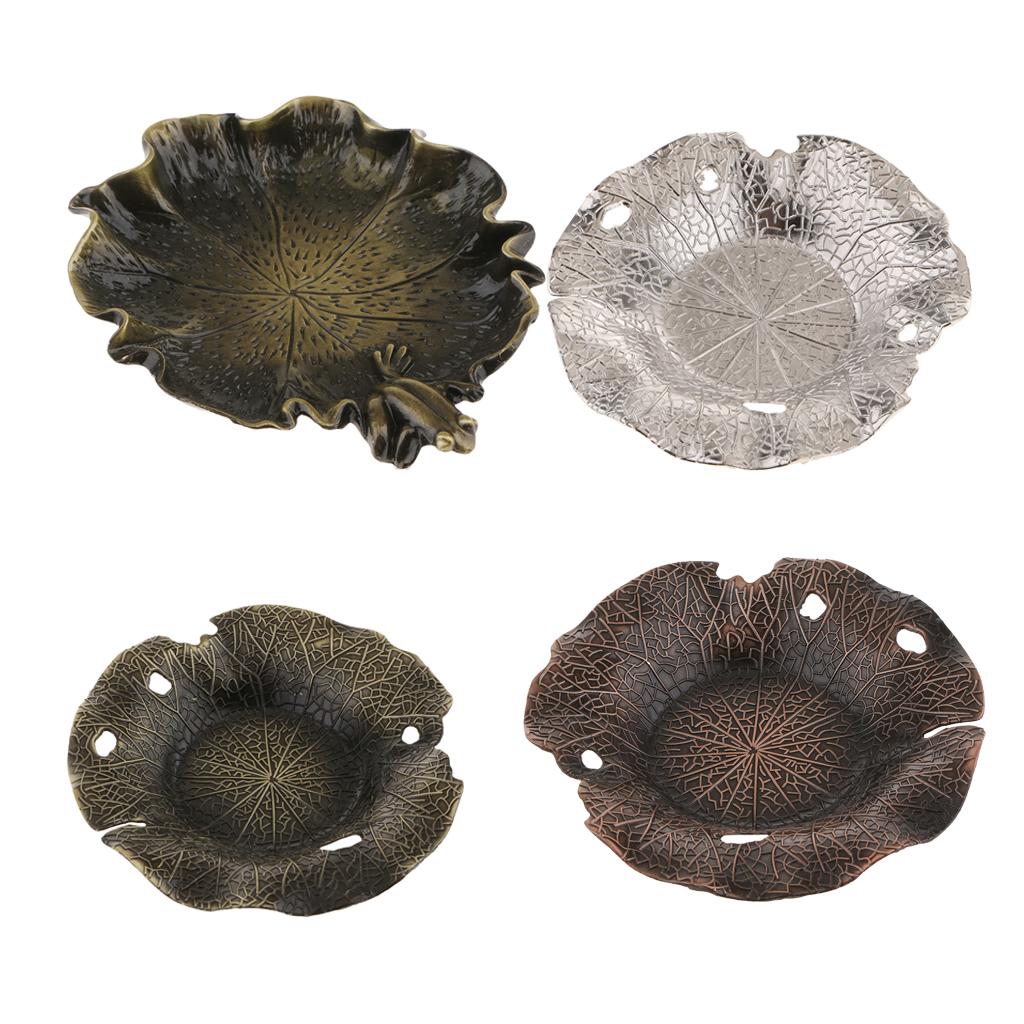 Lotus Leaf Shape ~Zinc Alloy Teacup Coaster Cup Mat for Kung Fu Tea Fittings,Mug Bowl Insulation Pad Saucer