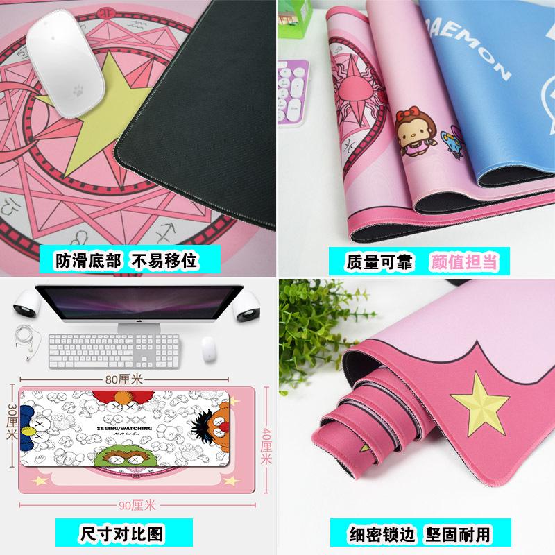 Phong cách mới nhất phổ biến Sesame Street miếng lót chuột miếng lót chuột bàn phím máy tính trò chơi miếng lót bàn làm việc sáng tạo DIY