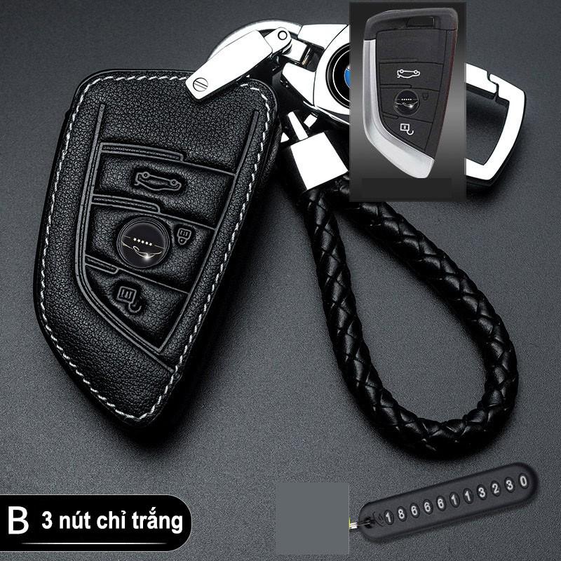 Bao Da Chìa Khóa ô Tô BMW 3 Nút, 4 Nút
