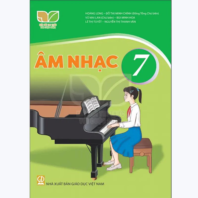 Sách - Âm nhạc 7 kết nối tri thức và 2 tập giấy kiểm tra kẻ ngang vỏ xanh