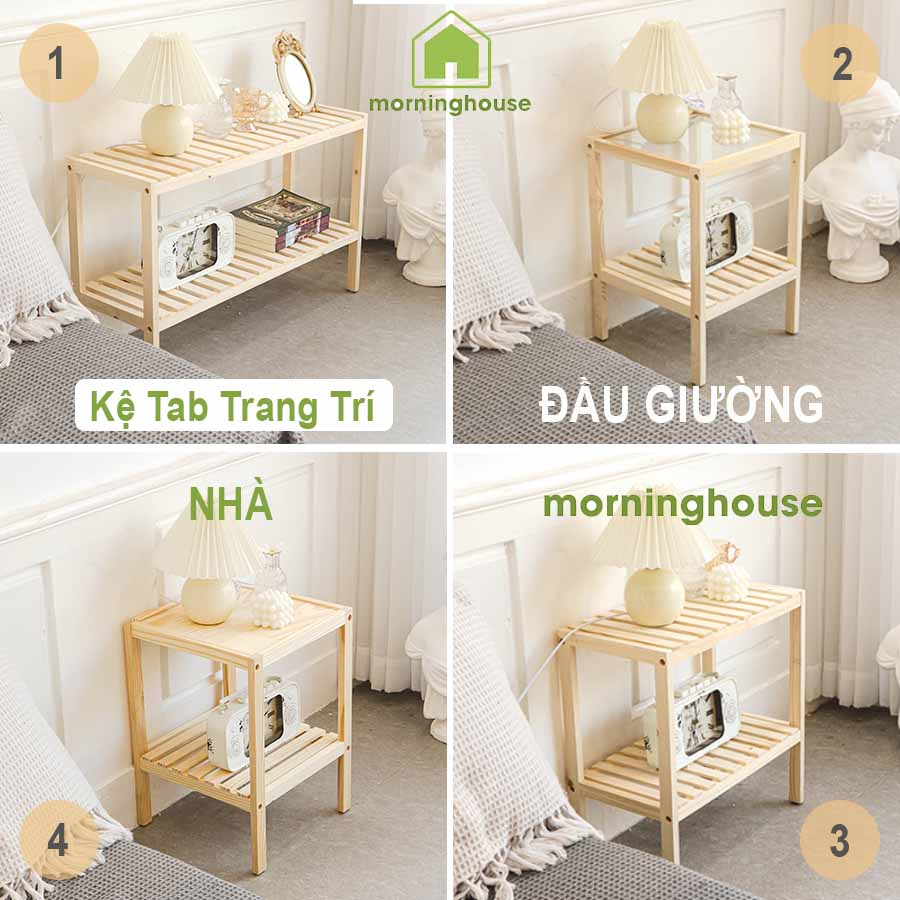 Kệ Decor Phòng Gương 2 Tầng Morning House