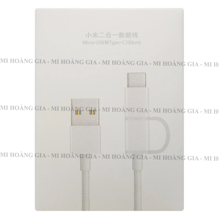 Dây Cáp Sạc Đa Năng 2 Trong 1 USB Type-C / Micro USB Xiaomi - Hàng Chính Hãng