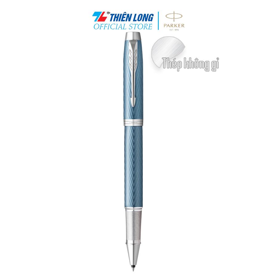 [Made in France] Bút lông bi cao cấp Parker IM PRM X-BGrey CT TB-2143466 - Thép không gỉ