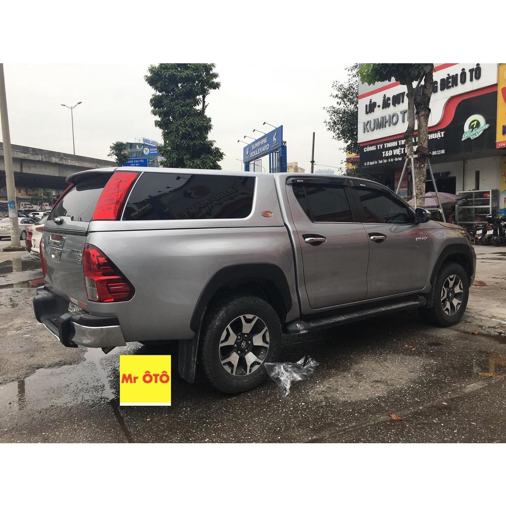 Rèm Che Nắng Xe Toyota Hilux 2019-2021 Hàng Loại 1. Cam Kết Vải Dày Dặn, Chuẩn Khít Theo Xe