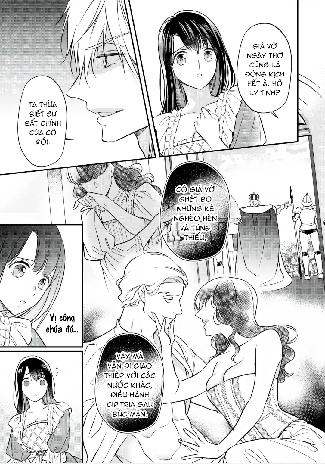 xuyên vào thế giới khác, trở thành thế thân cho công chúa rồi bị bạo chúa mang đi chapter 2.1 11