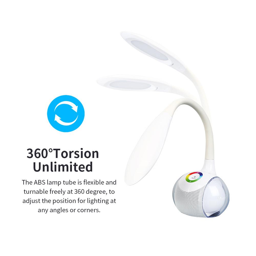 Loa BL-052 BT Đèn LED để bàn có thể điều chỉnh thông minh Điều khiển cảm ứng không dây Đầu cắm EU