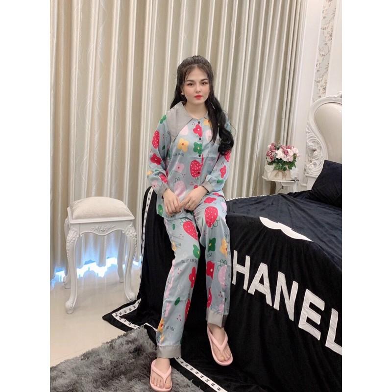 Đồ bộ mặc nhà cổ tiểu thư- lụa satin-hàng chất xịn xò