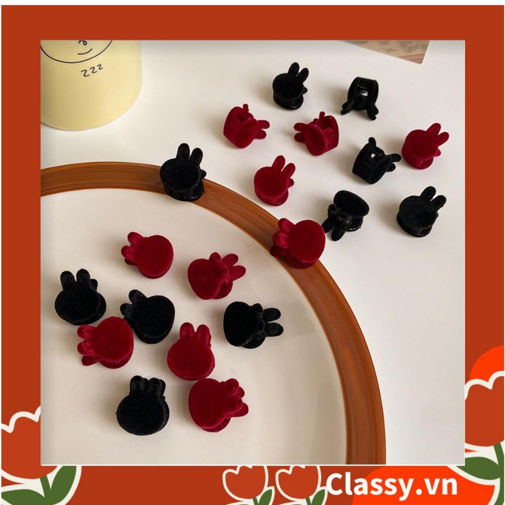 Bộ 10 chiếc Phụ kiện Kẹp tóc trái tim và thỏ nhỏ Kẹp tóc mái Classy , giả tóc tết hai bên mái nhỏ xinh nữ tính PK914