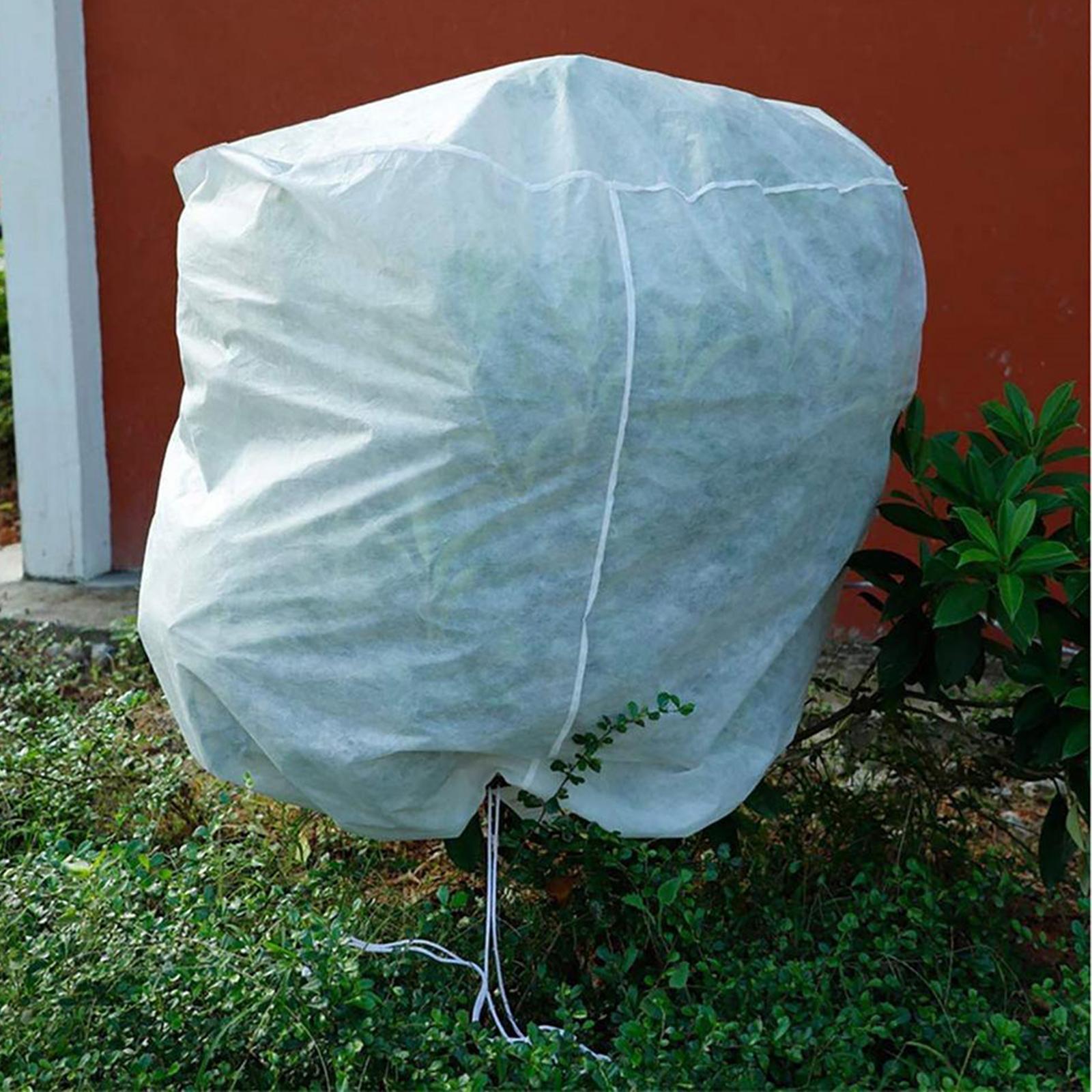 Winter Tree Protection Bags with Drawstring Zipper Accessory Shrub Frost Jacket Cover