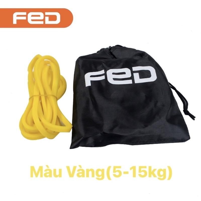 Dây kháng lực Cao Su-FED tập gym, đa năng, hỗ trợ luyện tập thể dục, tiện lợi tại nhà, văn phòng