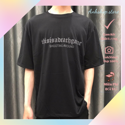 Áo thun unisex tay lỡ form rộng nam, nữ họa tiết in chữ ,Chất vải cotton tháng mát dễ chịu