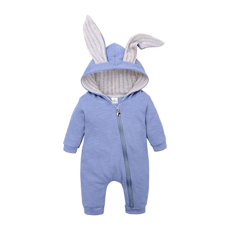 Hoạt Hình Bộ Quần Áo Bé Trai Liền Quần Mùa Xuân, Mùa Thu Quần Áo Bé Gái Cotton Sơ Sinh Rompers Áo Hoodie Dài Tay Cho Bé Trang Phục