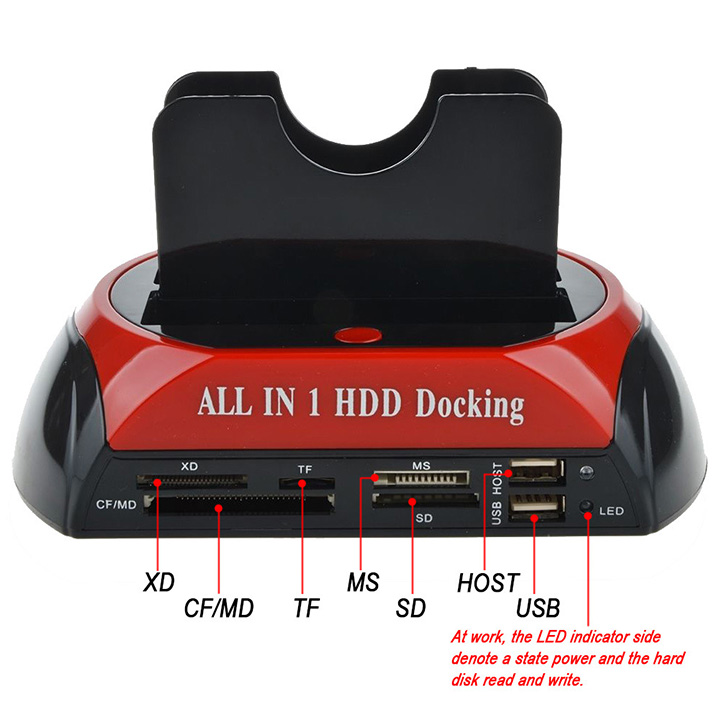 Dock ổ cứng All in 1 kết hợp đầu đọc thẻ nhớ USB3.0 - DK11