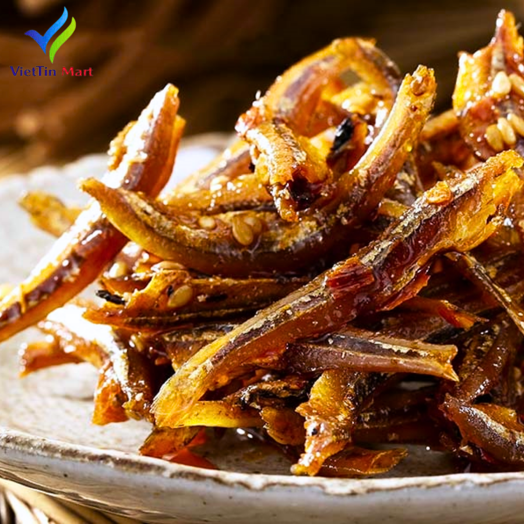 Cá Cơm Rim Tỏi Ớt VietTin Mart 250g