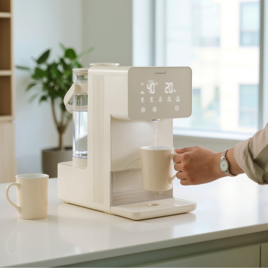 Máy Đun Nước Pha Sữa Chuẩn Nhiệt &amp; Giữ Ấm 48H LocknLock EJK586IVY 2L Cho Mẹ Và Bé - Hàng Chính Hãng - JoyMall