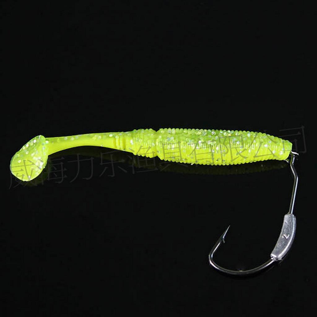 10 Pieces 2g/5g Weedless Weighted Spring Lock Twistlock Swim Bait Fishing Hooks