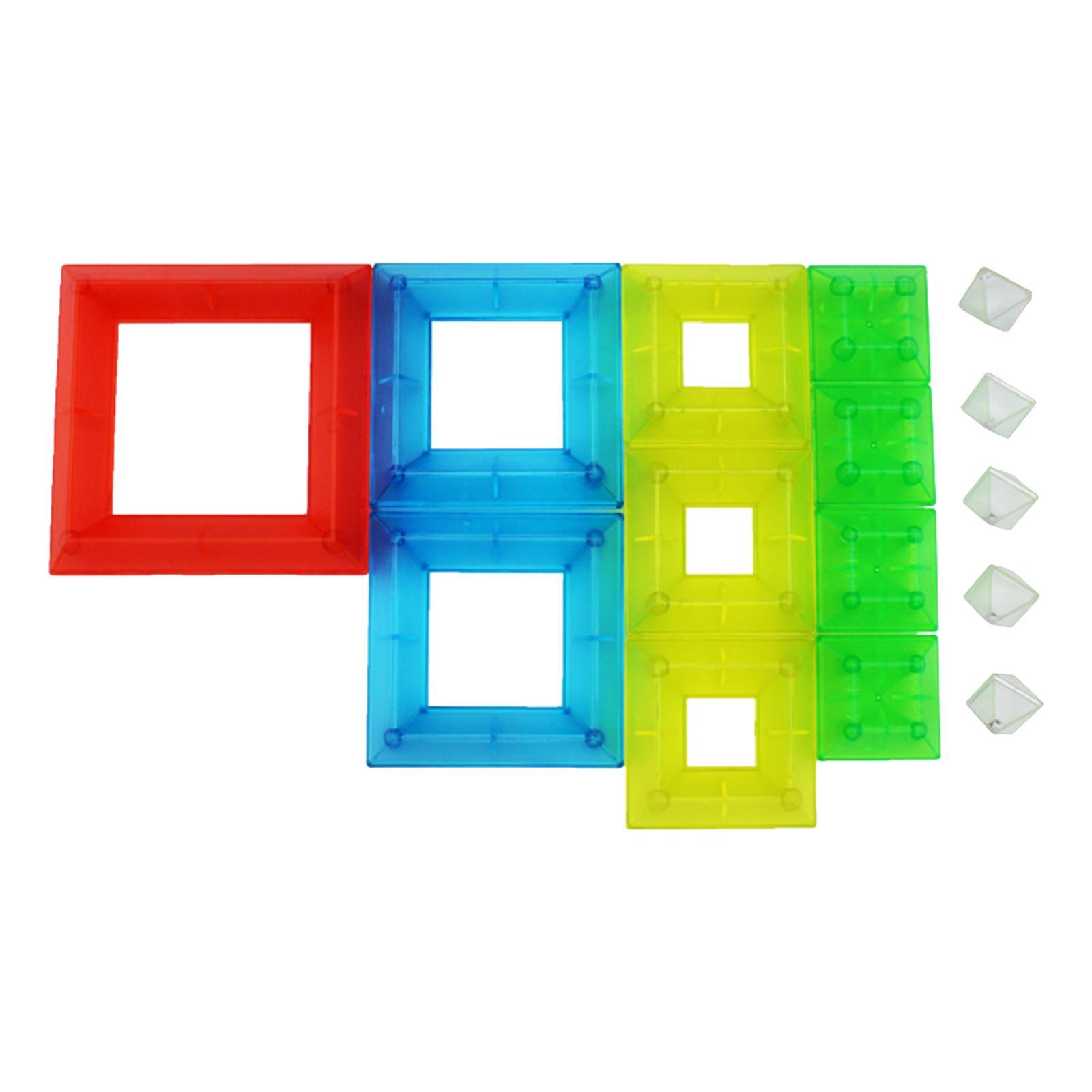 Matte Texture Toys Stacking Colorful Wisdom Pyramids for Toddler Children