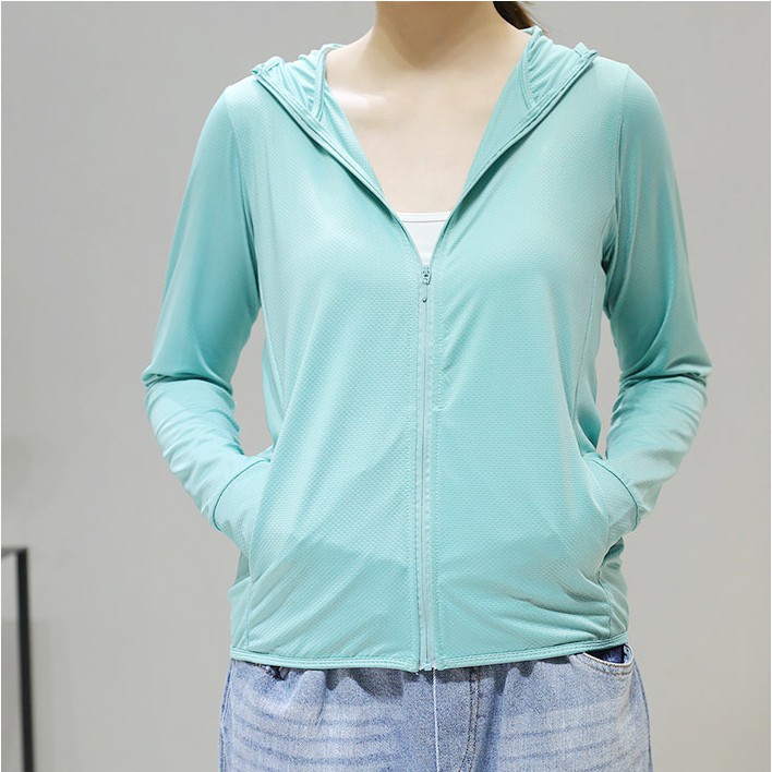 Áo chống nắng nữ  vải co dãn 4 chiều thông hơi làm mát chống tia uv