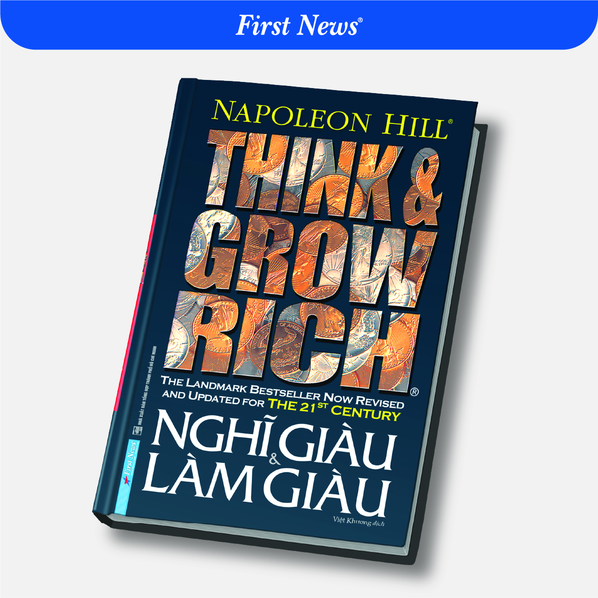 Sách Nghĩ Giàu và Làm Giàu Bìa Cứng Tái Bản 2020