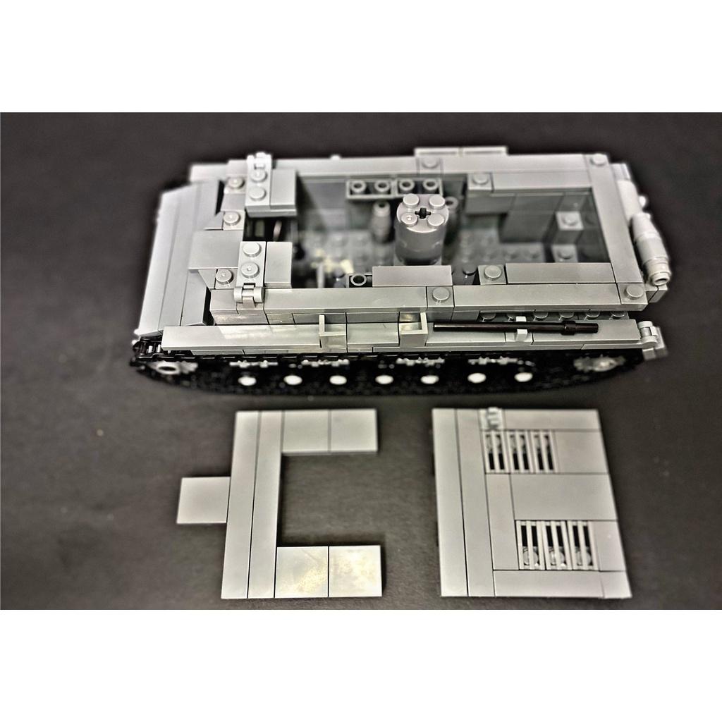 Đồ chơi lắp ráp Moc xe tank Panzer VI ausf
