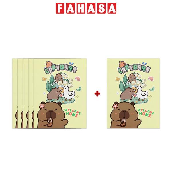 [MUA 5 TẶNG 1] Tập Học Sinh Capybara - 4 Ô Ly - 200 Trang 80gsm - The Sun - Mẫu 4