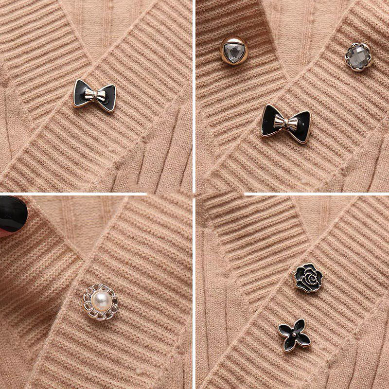 Combo 10 ghim cài áo thời trang, pin cài áo đa dạng kiểu dáng cực hot PK8