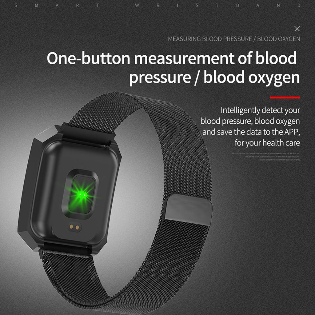 Smart Watch Fitness Bracelet Heart Rate Monitor Support for IOS 8.0 Black