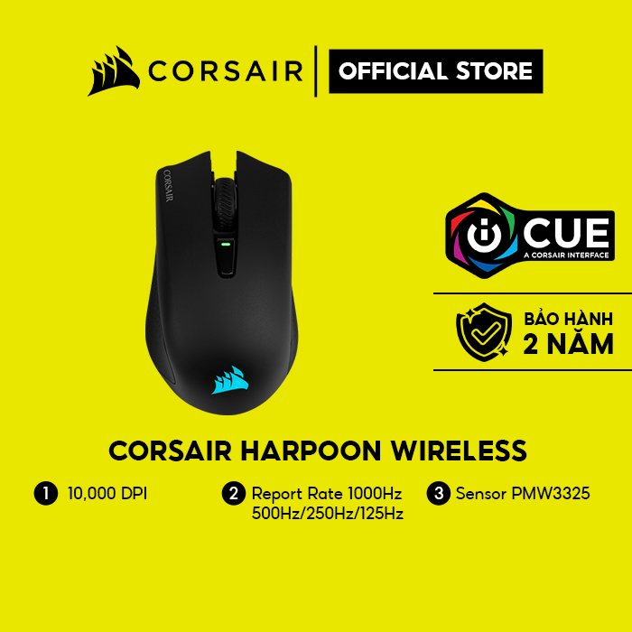 Chuột Corsair Harpoon RGB Wireless CH-9311011-AP Hàng chính hãng