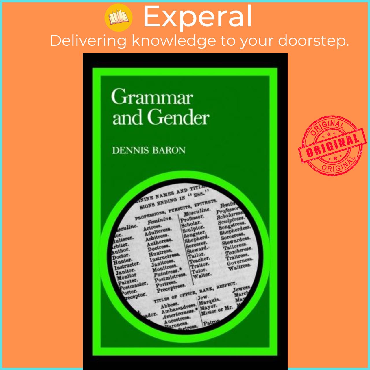 Sách - Grammar and Gender by Dennis Baron (UK edition, paperback)
