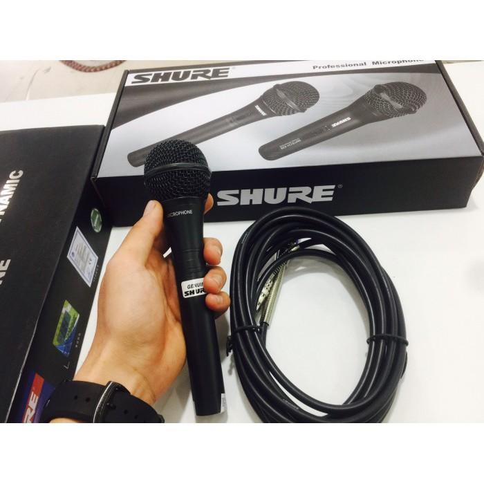 Mic Hát Karaoke Shure  SM 959, tay ,micro có dây