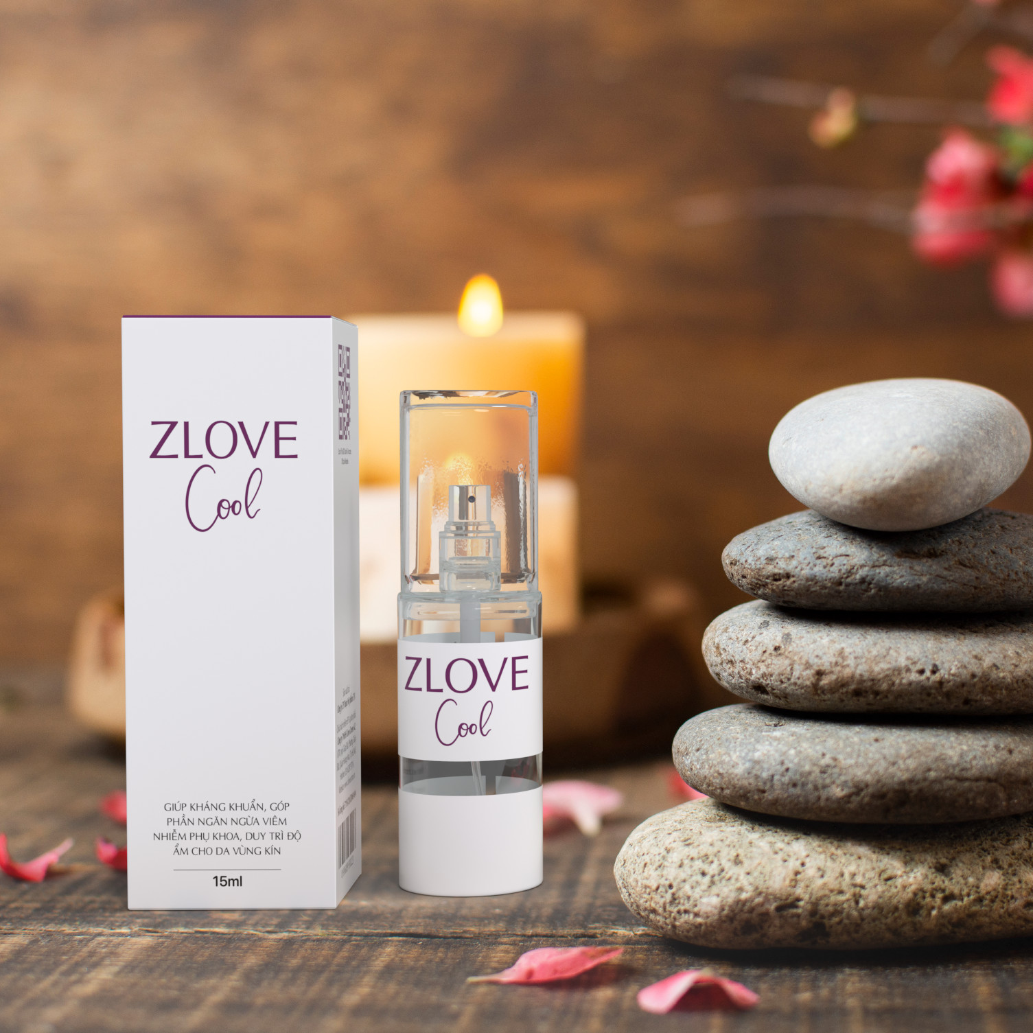 Bộ Sản Phẩm Nước Hoa Vùng Kín ZLOVE Secret (5ml) - Thảo Dược Tự Nhiên và Xịt Kháng Khuẩn ZLOVE Cool - Ngăn Ngừa Viêm Nhiễm Phụ Khoa(15ml)