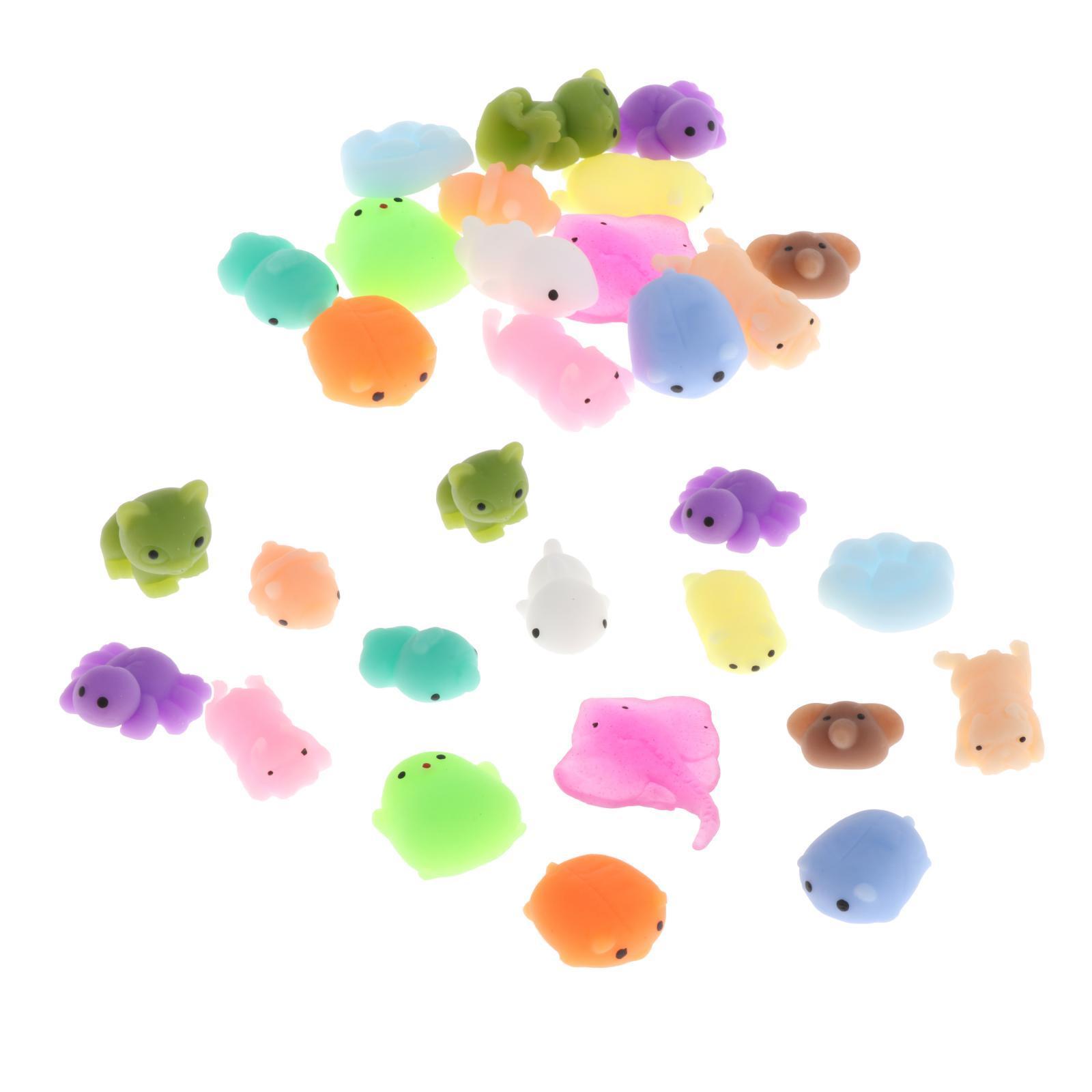 30 Pieces Mini Squeezing Toys Sensory Toy Easy to Clean Decoration Soft Relaxing Toy Interesting for Party Favors Goodie Bag Stuffers Adults