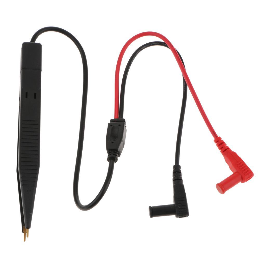 SMD Measure Tweezers Multimeter Precision Test Pen Inductor Clip Probe