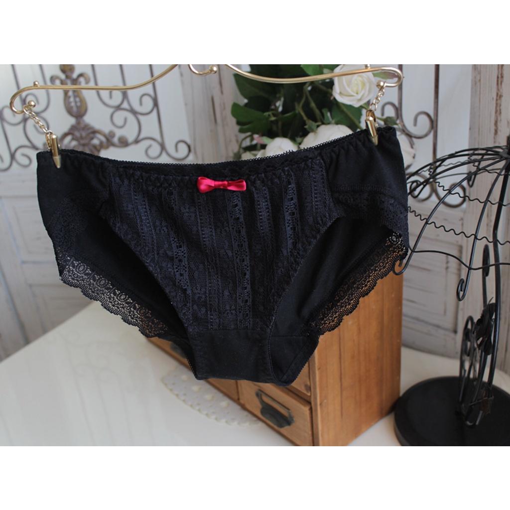 Quần Lót Nữ Cotton Phủ Ren Dệt Thủ Công Xuất Đông Âu . Hàng Loại Đep