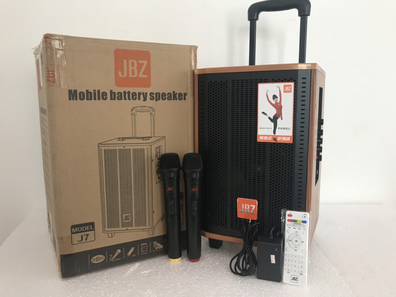 Loa kéo “JBZ J7” – Karaoke di động bass 2 tấc - SẢN PHẨM CHÍNH HÃNG