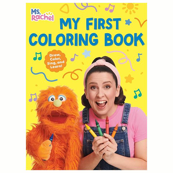 Sách ngoại văn: Ms. Rachel - My First Coloring Book